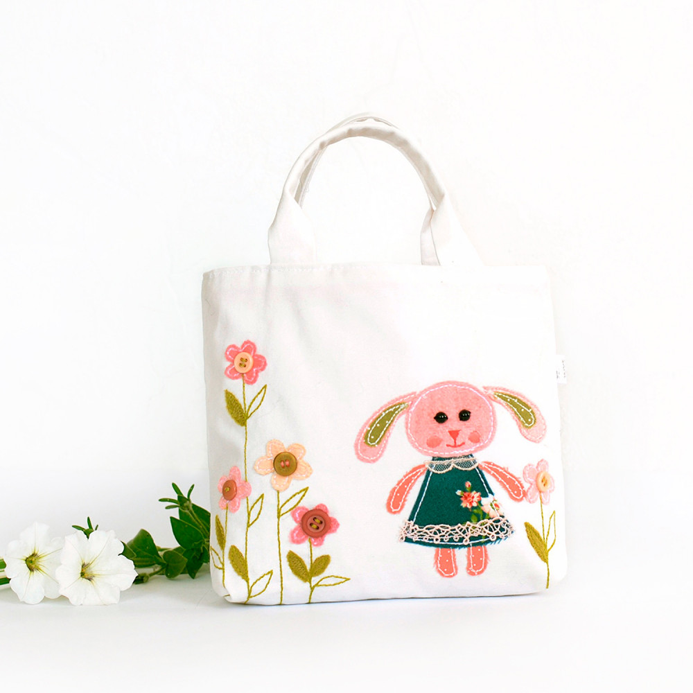 Applique handbag Bunny (collection 1)