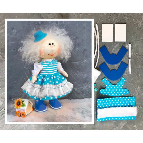 Doll making kit - Turquoise (collection 1)