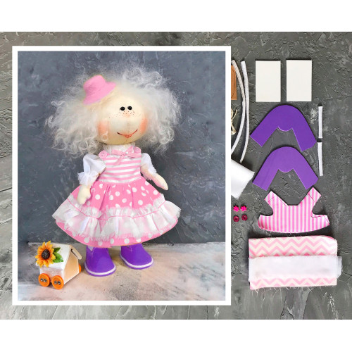 Doll making kit - Pink (collection 1)