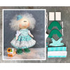 Doll making kit - Turquoise (collection 1) - Style 1