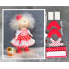 Doll making kit - Red (collection 1) - Style 4
